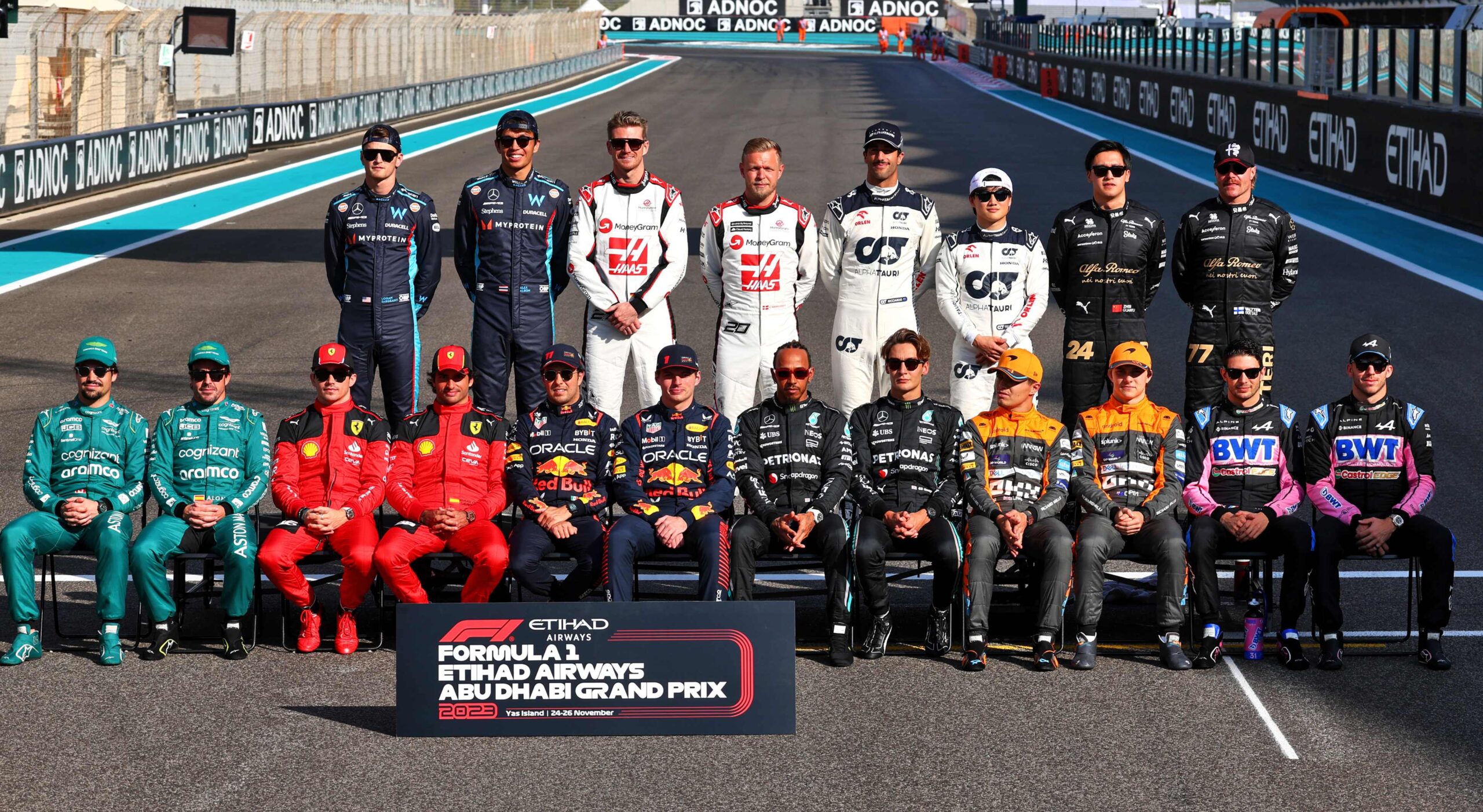 2024 Formula 1 Drivers Starting Grid Overview F1Highlights